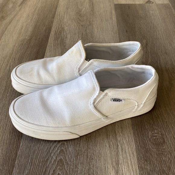 White Women’s Vans - Picture 4 of 6